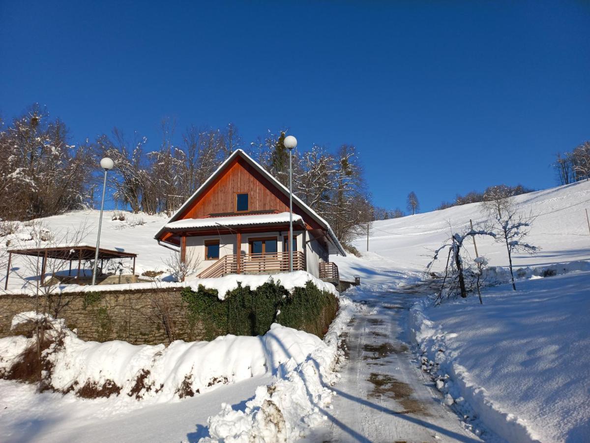 Valley View Holiday Home With Sauna Mrak Slap ob Idrijci Exteriör bild