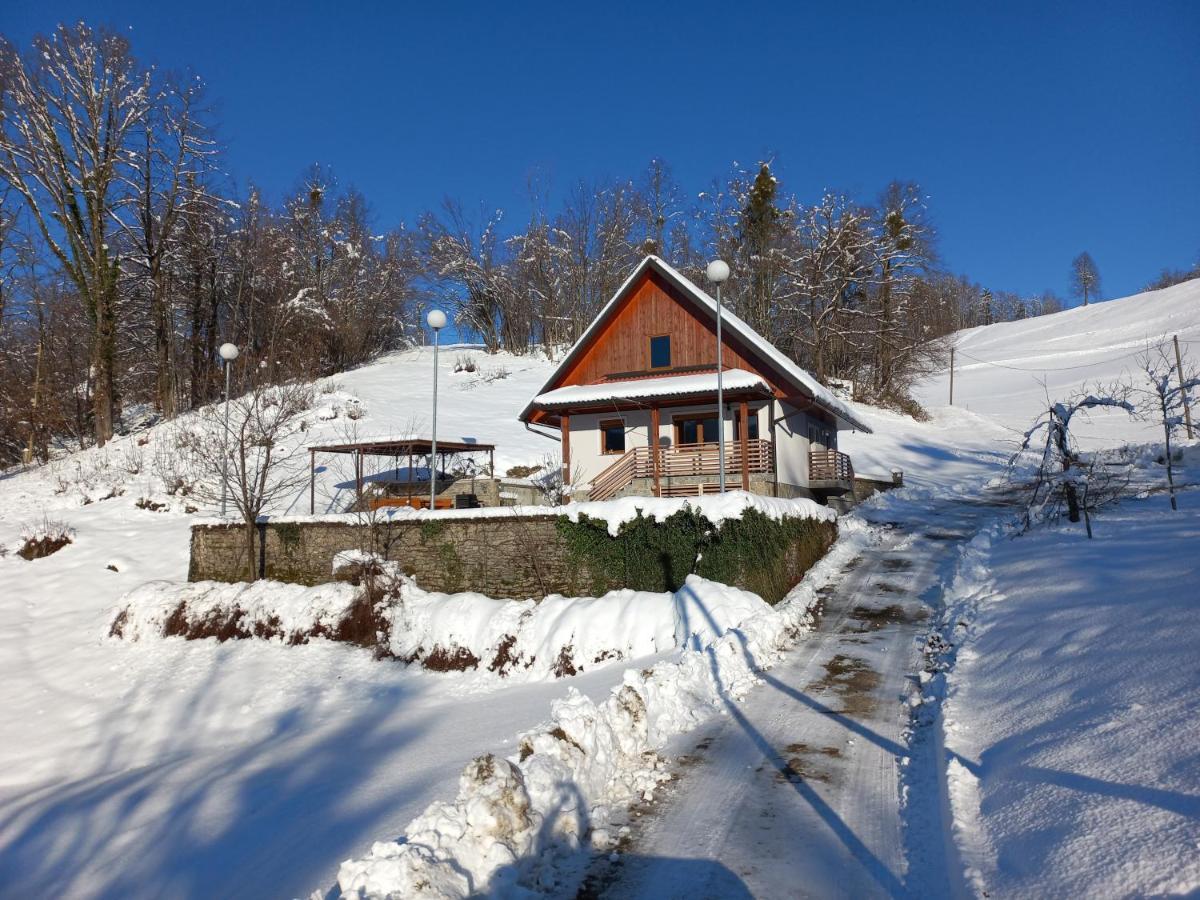 Valley View Holiday Home With Sauna Mrak Slap ob Idrijci Exteriör bild