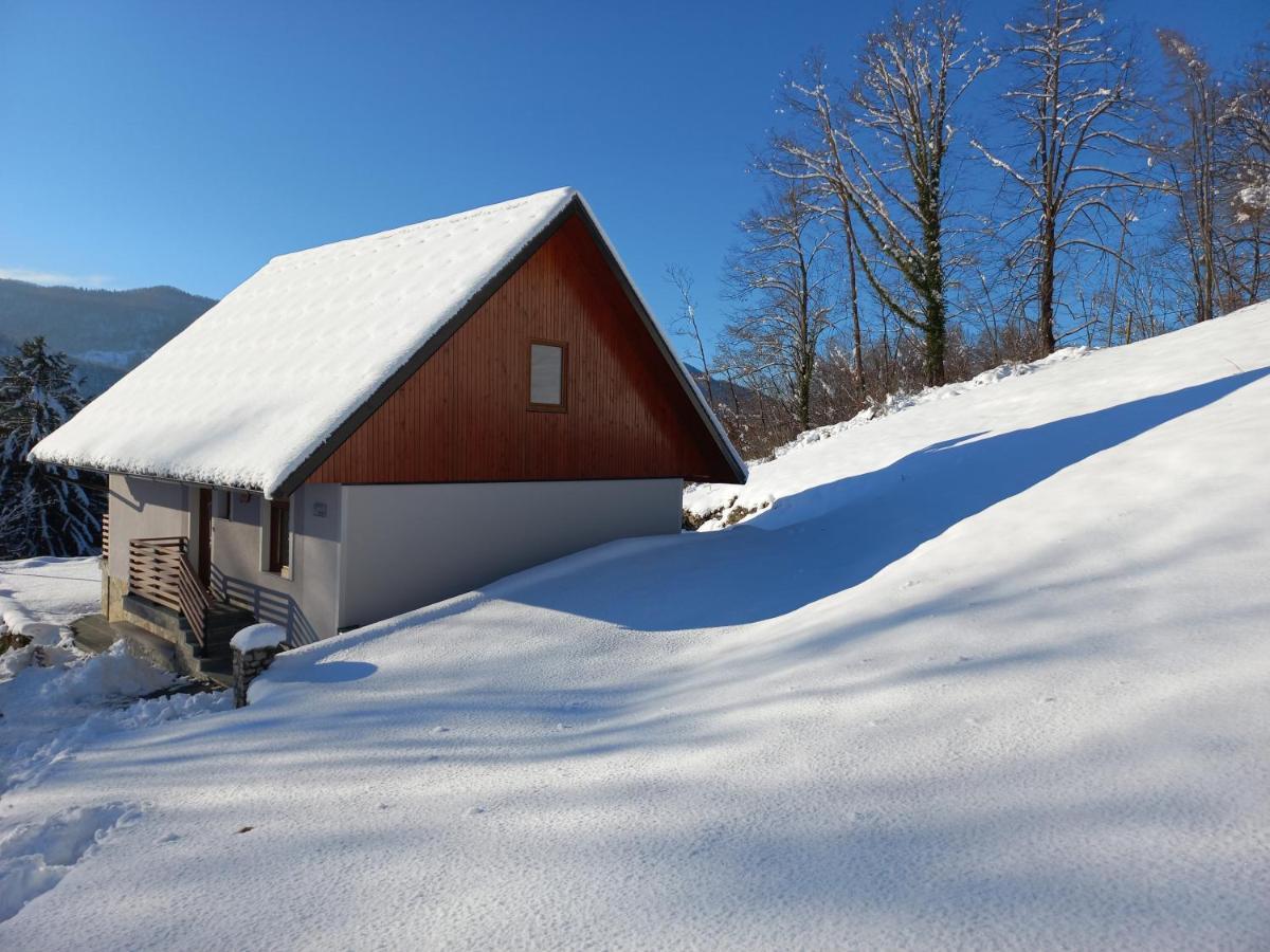 Valley View Holiday Home With Sauna Mrak Slap ob Idrijci Exteriör bild